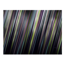 Colorful Glowing Stripes postcards