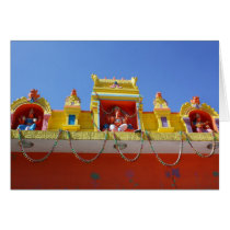 Colorful God statues cards