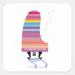 Colorful Grand Piano Stickers