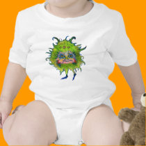 Colorful Green Germ t-shirts