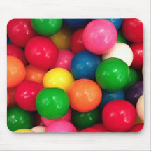Colorful Gum Ball Candy Mousepads