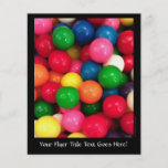 Colorful Gum Ball Candy Personalized Flyer