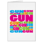 Colorful Gun cards