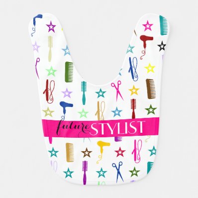 Colorful Hair & Beauty Tools - Future Stylist Bib