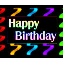 Colorful Happy Birthday Mousepad mousepad