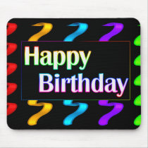 Colorful Happy Birthday Mousepad