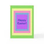 Colorful Happy Easter Card