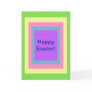 Colorful Happy Easter Card