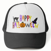 Colorful Happy Halloween hats