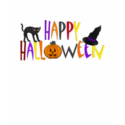 Colorful Happy Halloween T-shirts by HolidayFun