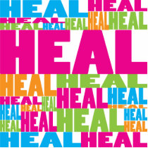 Colorful Heal Photo Cutout