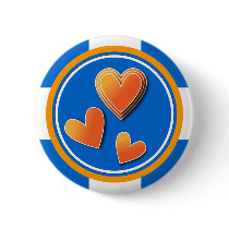 Colorful heart design buttons by karanta Colorful heart design buttons