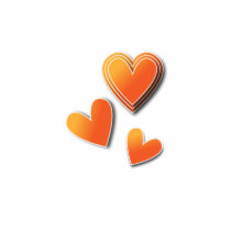 Colorful heart design t-shirts by karanta Colorful heart design t-shirts