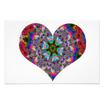 Colorful Heart Kaleidoscope Photograph