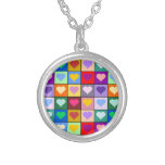 Colorful Heart Squares Jewelry