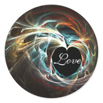 Colorful Heart stickers
