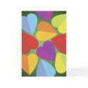 Colorful Hearts Cards card