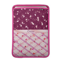 Colorful hearts MacBook air sleeves