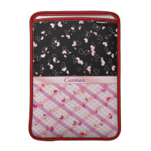 Colorful hearts MacBook air sleeve