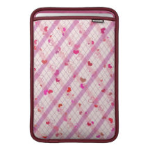 Colorful hearts MacBook air sleeve