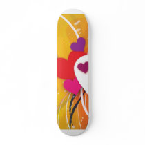 Colorful Hearts Skate Decks