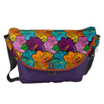 Colorful Hibiscus Pattern Courier Bags