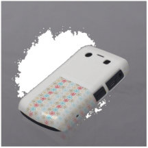 Colorful holiday snowflakes blackberry bold case