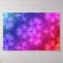 Colorful Holographic Flakes posters