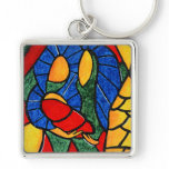 Colorful Holy Family Christmas Keychains Colorful Holy Family Christmas Keychains