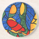 Colorful Holy Family Sandstone Christmas Coaster Colorful Holy Family Sandstone Christmas Coaster