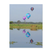 Colorful Hot Air Balloons photographic image Post Cards