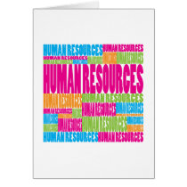 Colorful Human Resources Greeting Cards