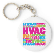 Colorful HVAC Keychains