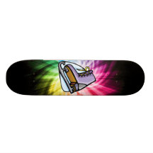 Colorful Ice Skate Custom Skate Board