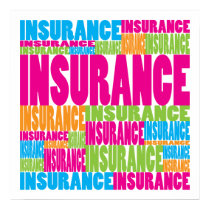 Colorful Insurance posters by busybees Colorful Insurance posters