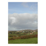 Colorful Irish Village Scene. Business Card Templates