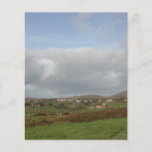 Colorful Irish Village Scene. Flyer Design