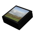 Colorful Irish Village Scene. Keepsake Box