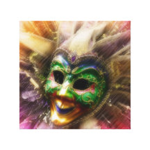 Colorful Jester Canvas Print