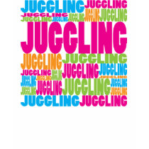 Colorful Juggling t-shirts