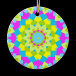 Colorful Kaleidoscope 012 ornaments