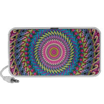 Colorful Kaleidoscope Design Notebook Speaker