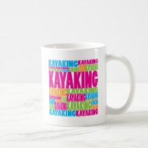 Colorful Kayaking Mugs