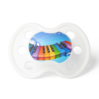 Colorful Keyboard Pacifier