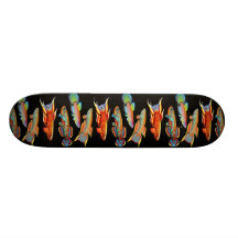 Colorful Killifish Skateboard