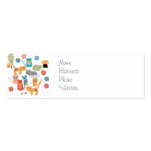 Colorful Kitty Cats Print Gifts for Cat Lovers Business Cards