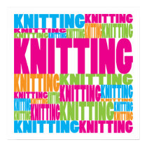 Colorful Knitting posters