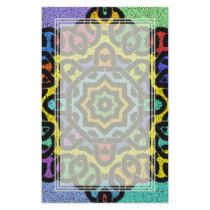 Colorful Knotwork Blank Stationery