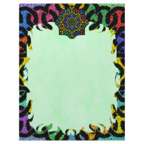 Colorful Knotwork Flame Letterhead