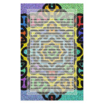 Colorful Knotwork Lined Stationery
